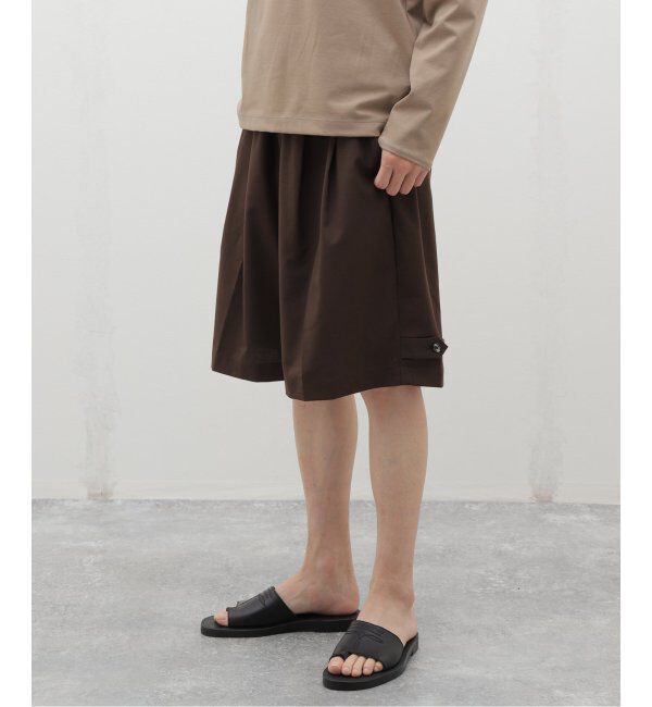 モテ系ファッションメンズ|【エディフィス/EDIFICE】 Sillage (シアージ) WOOL TROPICAL GURKHA SHORTS SL24SS-GRKHS