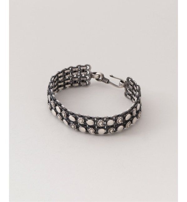 メンズファッションなら|【エディフィス/EDIFICE】 THARU SILVER(タルー シルバー) Double Bracelet PAISLEY