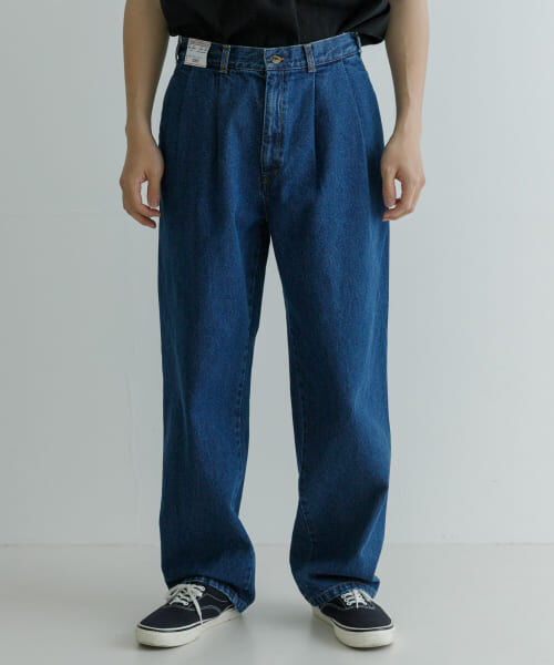 モテ系ファッションメンズ|【アーバンリサーチ/URBAN RESEARCH】 UR FREEMANS SPORTING CLUB DOUGLASTON DENIM TROUSERS