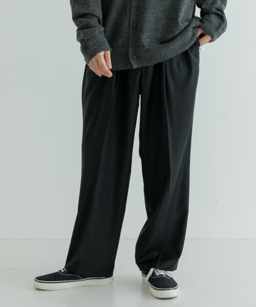 ファッションメンズなら|【アーバンリサーチ/URBAN RESEARCH】 UR new basic Wool Silk Gabardine Pants