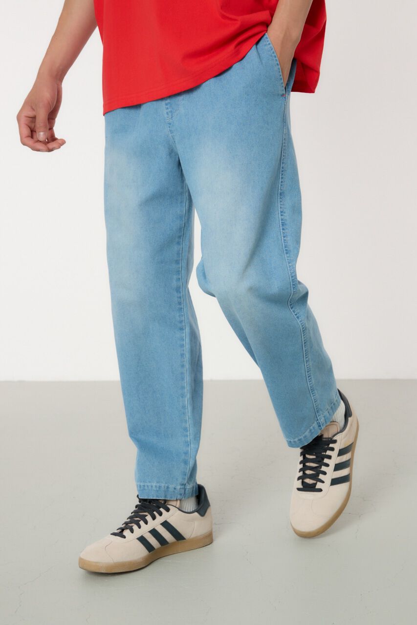 モテ系ファッションメンズ|【ロデオクラウンズ/RODEO CROWNS】 light denim easy pants